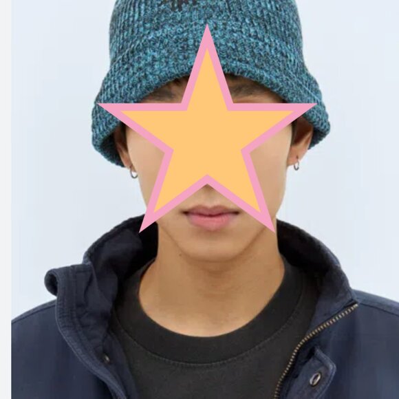 Brand New with tags STUSSY Green Marl Knit Bucket Hat - Picture 3 of 10